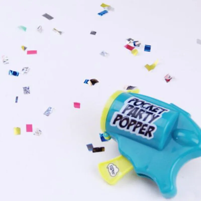 Забавная игрушка приветствие бумажные попперы для вечерние конфетти Детский