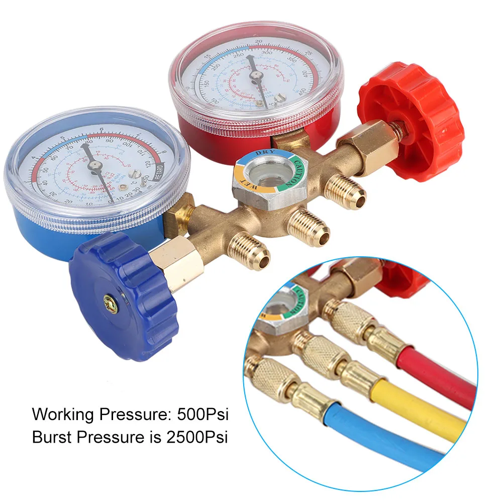 A/C диагностический манометр Холодильный Кондиционер набор инструментов sn для