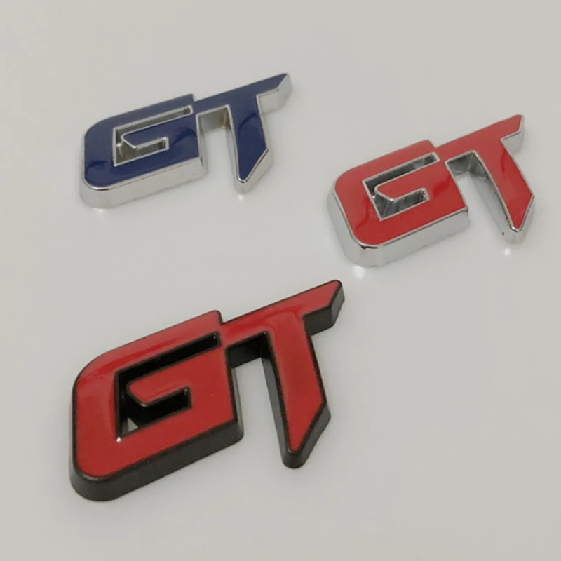 3d Gt Logo автомобильный стикер модный декор для Ford Mustang Focus 2 3 Fiesta Ranger Mondeo Mk2 |