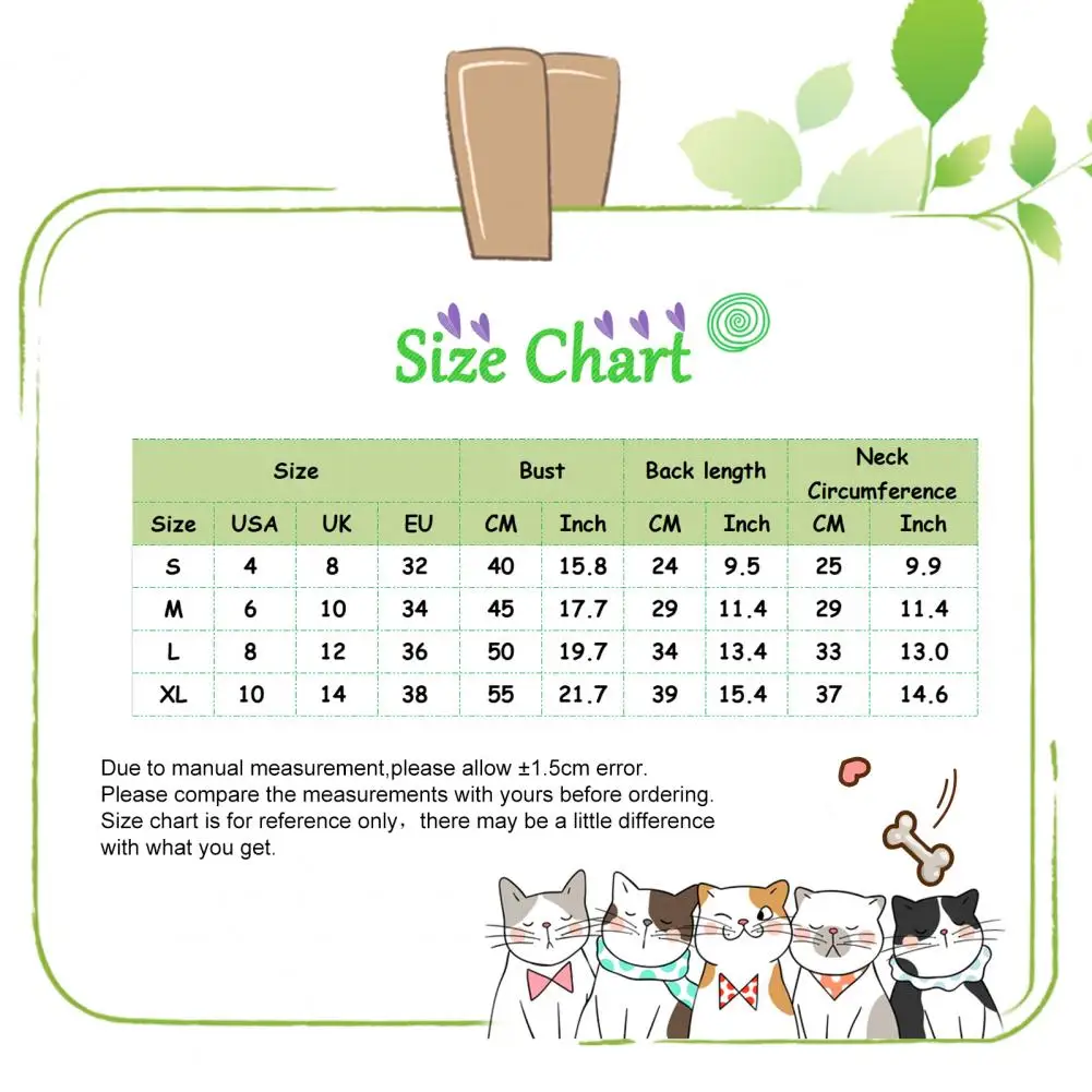 

Fashion Puppy Shirt Two-legged Turndown Collar Cotton Fruit Printing Pet T-Shirt Costume for Daily Life Cat Kitten Clothes