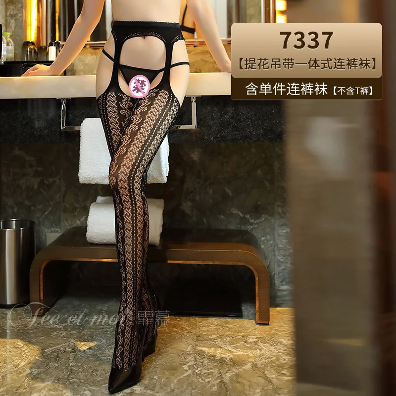 Чулки женское сексуальное нижнее белье с поясом Эротическая подвязка стринги