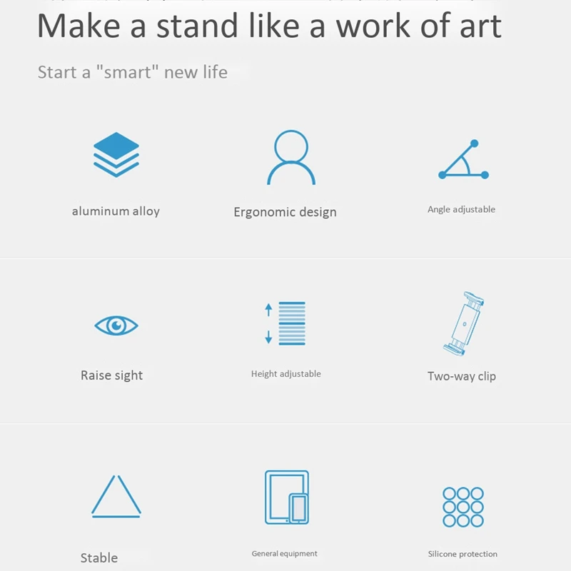 

Bracket, Tablet/Mobile Phone Multi-Function Bracket for Class Artifact, Suitable for 4.7-12.9 Inch Tablet/Mobile Phone