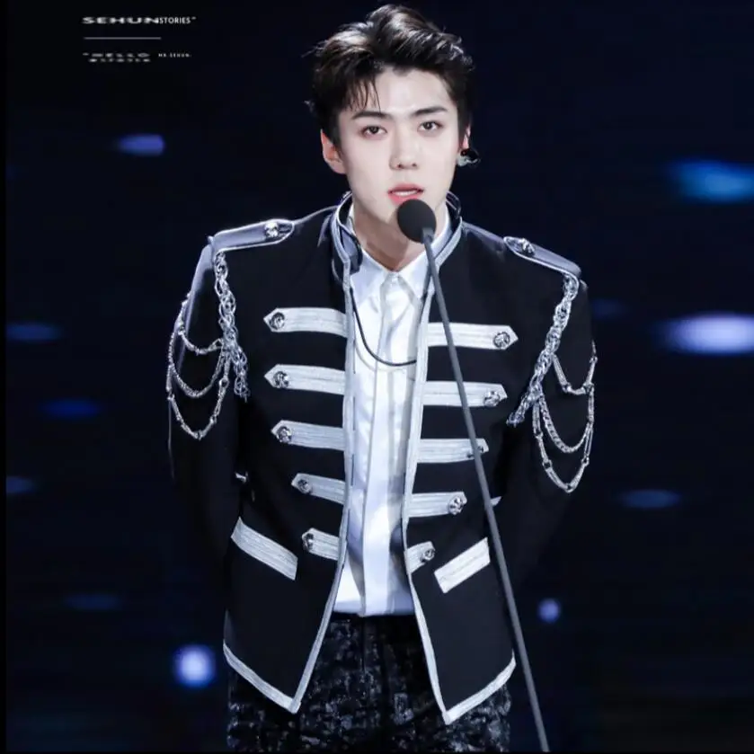 Костюм куртка мужская одежда персональный Бар ночной клуб костюм командный