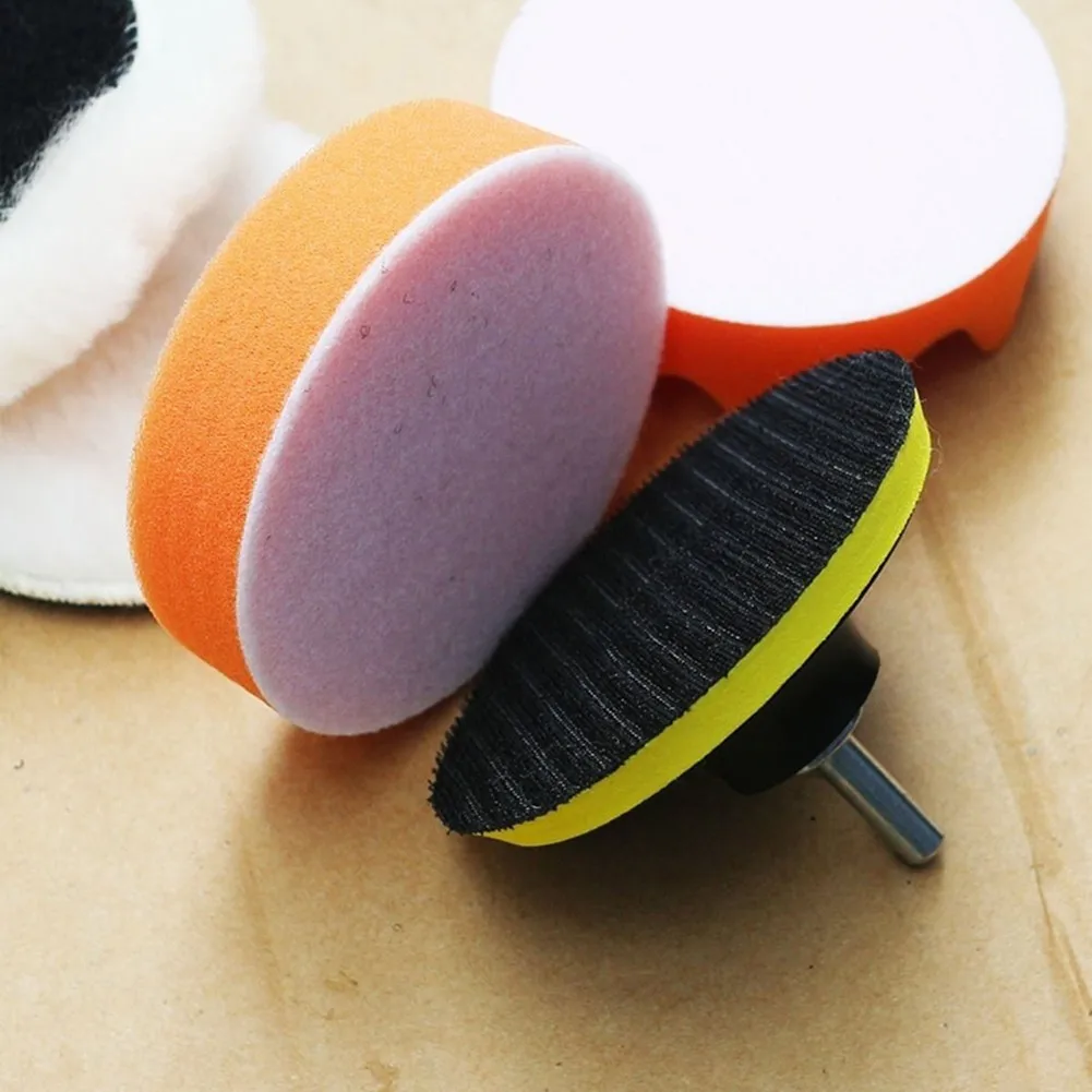 

10mm Polishing Pad 125mm 7pcs Adapter Backing Car Pad Polisher Polishing