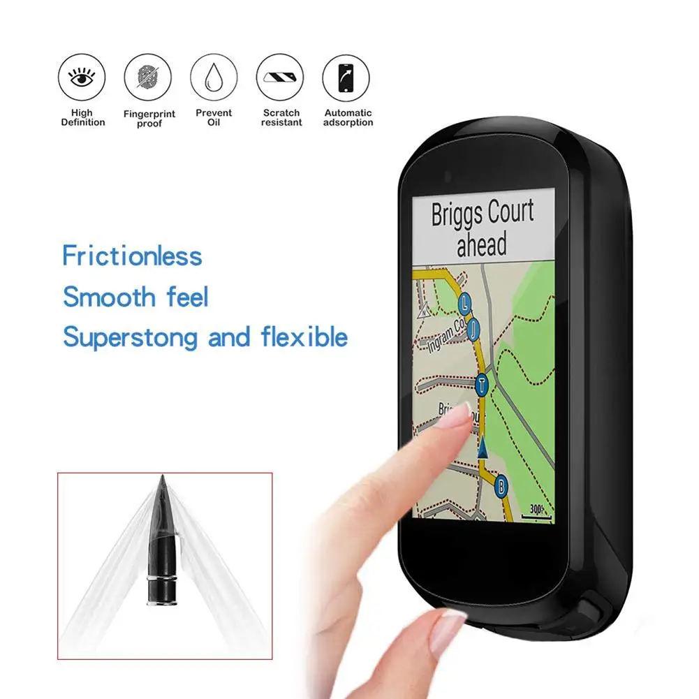 3 шт. ЖК-дисплей прозрачный Экран Защитная крышка Щит пленка для Garmin Edge 530/830