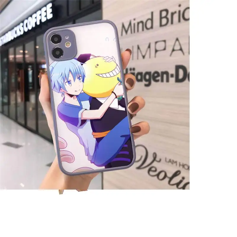 

Assassination Classroom japanese anime Phone Cases matte transparent For iphone 7 8 11 12 plus mini x xs xr pro max cover