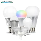 MiBoxer ( светильник Mi) 2,4G Светодиодная лампа Точечный светильник MR16 GU10 E14 E27 лампа умная Беспроводная 4 Вт6 Вт9 Вт12 Вт CCTRGB + CCT светильник AC100  240 В