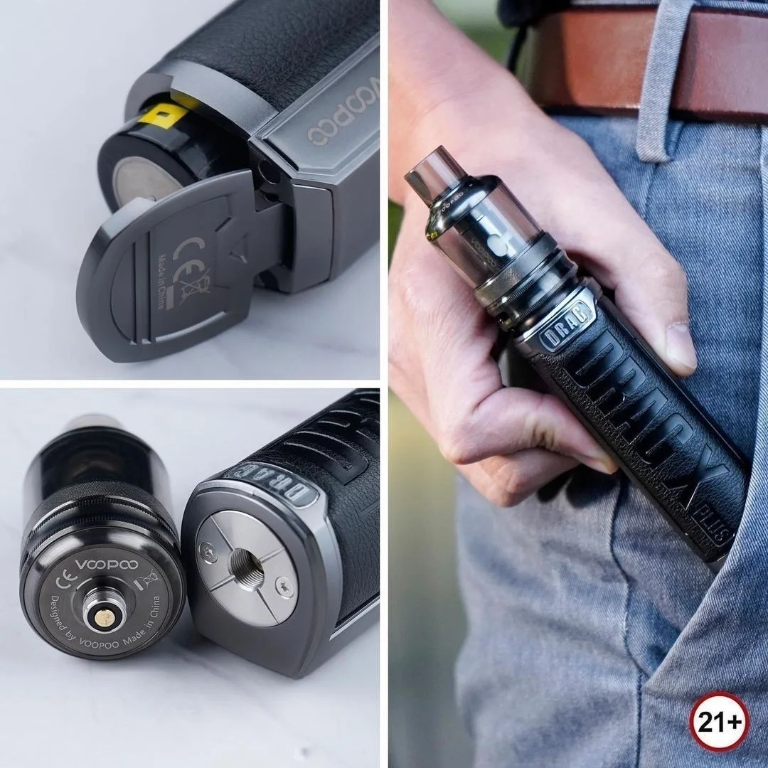 Оригинальный VOOPOO перетащите X плюс Pod Комплект с 100W Mod и 5 мл TPP танк Поддержка 21700