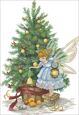 

MP character-christmas fairy tale girl Counted Cross Stitch 11CT 14CT 18CT DIY Cross Stitch Kits Embroidery Needlework Sets