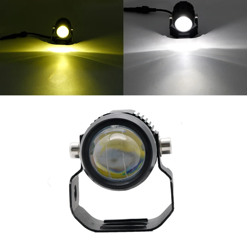 C one piece Модернизированный дорожный велосипед XML T6 Led 10 Вт входной головной светильник, водонепроницаемый передний светильник для электровелосипеда, светильник-вспышка для электровелосипеда - Цвет: C one piece