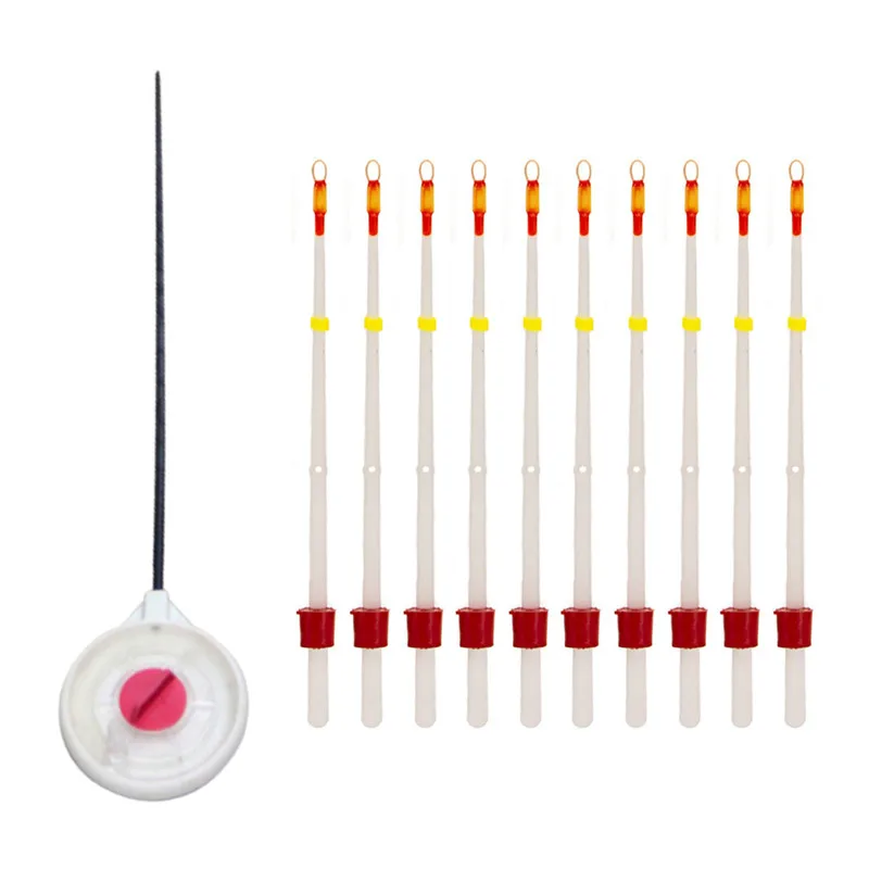 random rod 10pc-13cm 10 шт. мини-зимняя удочка для подледной рыбалки, зимняя удочка для рыболовные принадлежности PESCA Pehce, инструмент для спорта на открытом воздухе - Цвет: random rod 10pc-13cm