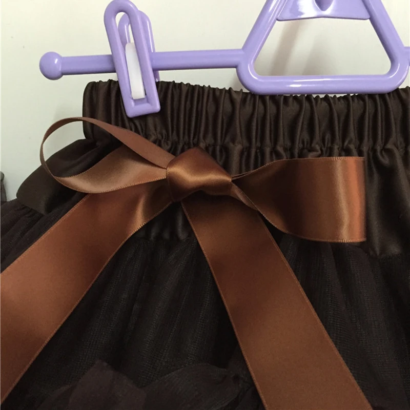 Brown New girls ballet pettiskirt dancers pengpeng skirts mattresses dances dance parties princess and gauze | Женская одежда