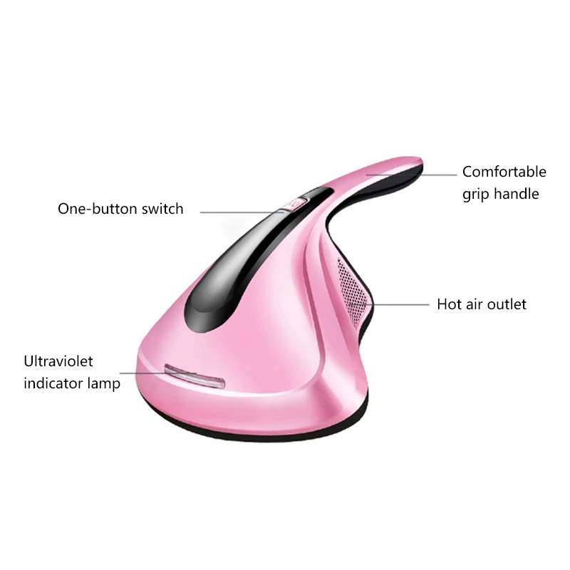 HOT!0.4L 220V Handheld Vacuum Cleaner Household Uv Sterilizer High Temperature Bactericidal Mites Bed Dust Remover Us | Бытовая техника