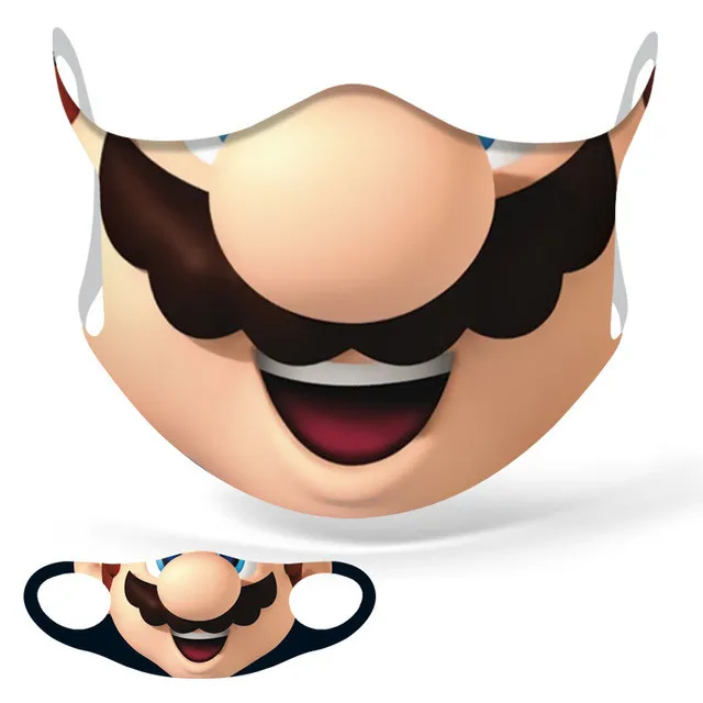 Новинка в стиле видеоигры Super Mario сантехника Луиджи гриб Косплэй маска секс