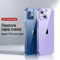 100wd transparent ultra thin shockproof tpu case for iphone 13 12 11 pro xs max xr x 7 8 plus se 2020 clear cover