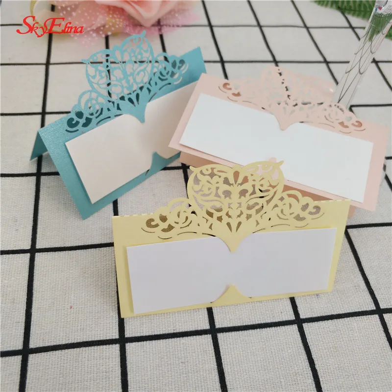 10/50/100 шт. Свадебные Приглашения визитные карточки именная карточка чашка вина