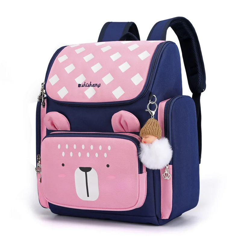 Fashion Children School Bags For Girls Kids orthopedic Schoolbag pink Cartoon Kids School Backpacks Mochila Infantil