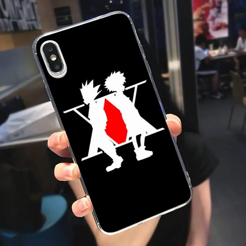 

Japan anime Hunter x Hunters Phone Case Transparent soft For iphone 5 5s 5c se 6 6s 7 8 11 12 plus mini x xs xr pro max
