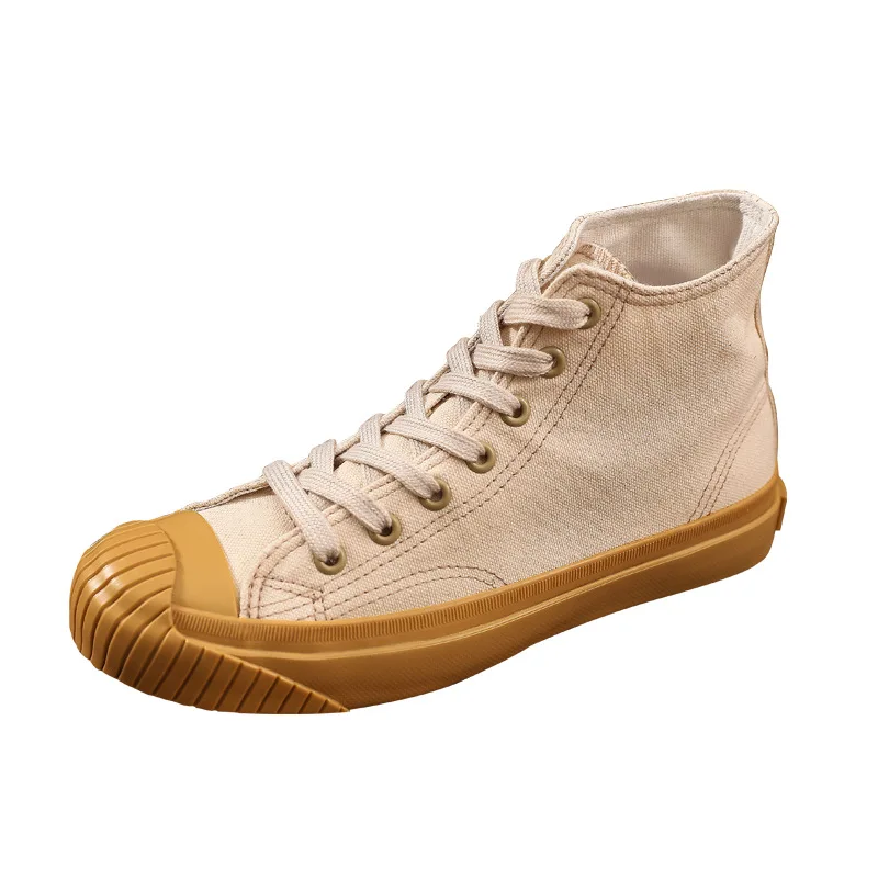 

2021 New Fashion Casual Shoes Vulcanized Shoes Men and Women Couples High-top Canvas Shoes