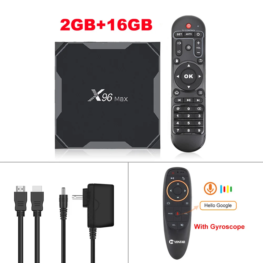 2G 16G G10 X96 Max Смарт ТВ приставка Android 9,0 ТВ приставка Amlogic S905X3 4 Гб 64 Гб 4K медиаплеер двойной Wifi X96 Max Plus телеприставка 4 Гб ram 32 Гб - Цвет: 2G 16G G10