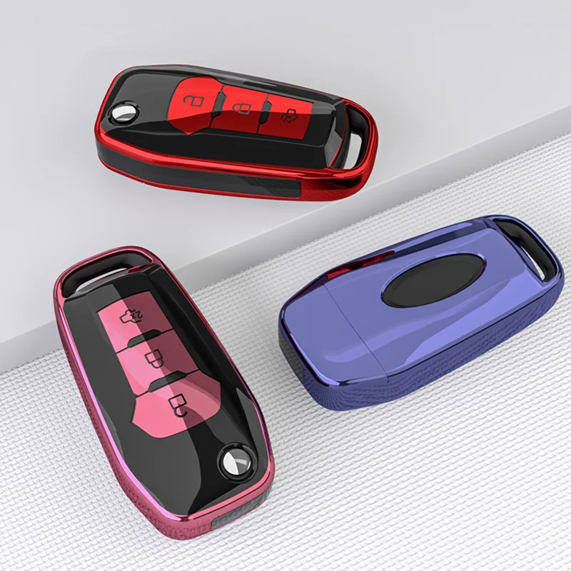 

Car Key Cover For Ford Fusion Fiesta Escort Mondeo Everest Ranger 2019 S Max Kuga 2 Focus MK3 Ecosport Holde Accessories Case