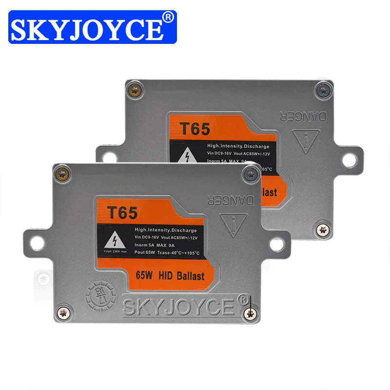 SKYJOYCE 2 шт. 12 В переменного тока 65 Вт ксеноновый балласт для быстрого запуска