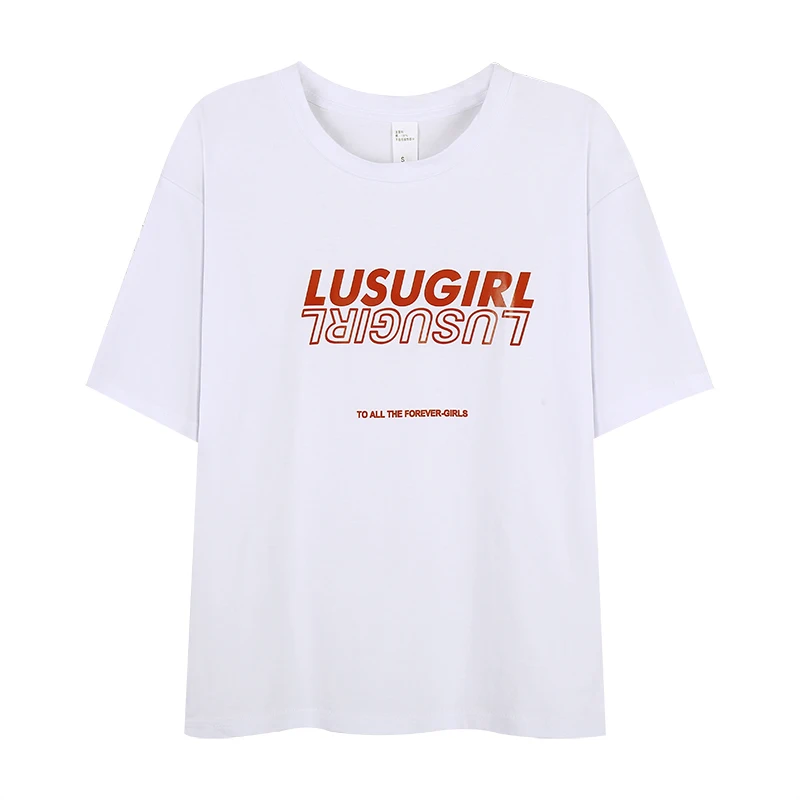 Футболка женская летняя с круглым вырезом и коротким рукавом 4 размера M-2xl |