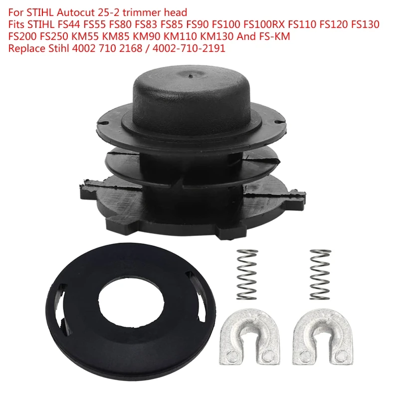 

Trimmer Head Spool Cover Spring Eyelet Sleeve for STIHL Autocut 25-2 Trimmer Head KM55 KM85 KM90 KM110 KM130 FS44 FS55 F