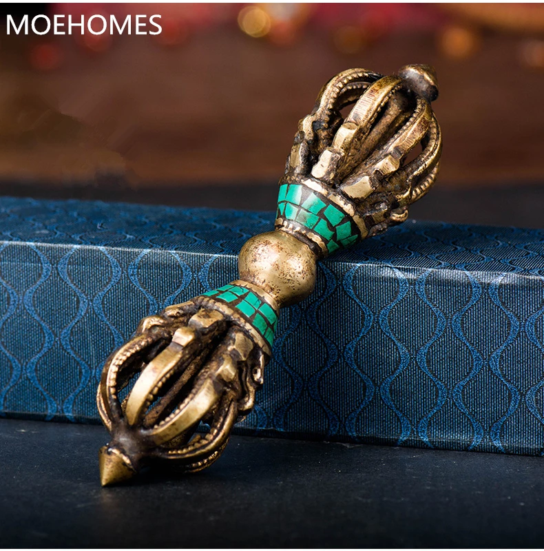 Редкие старые религиозные предметы Будда Ваджра Дордже Kingkong буддистский ритуал