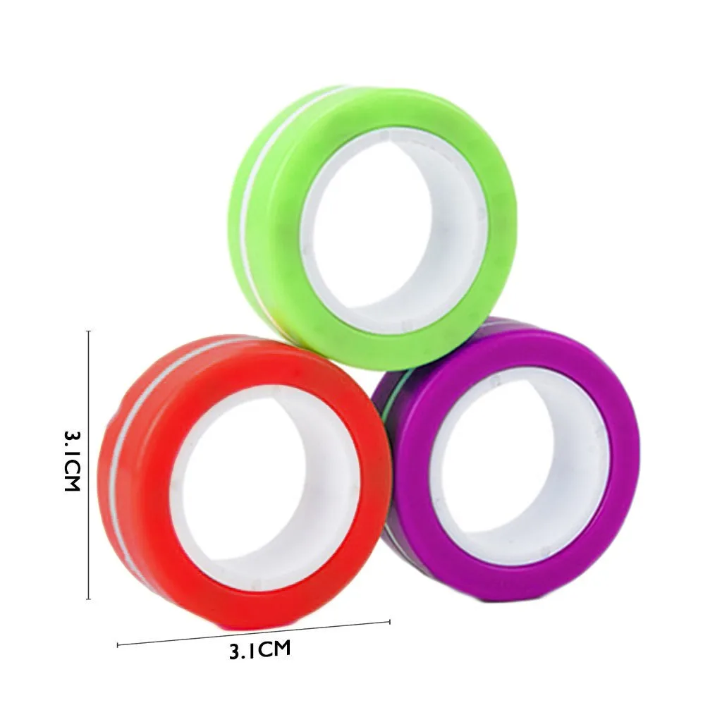 Забавный Магнитный браслет-Спиннер для детей 3 шт. | Игрушки и хобби