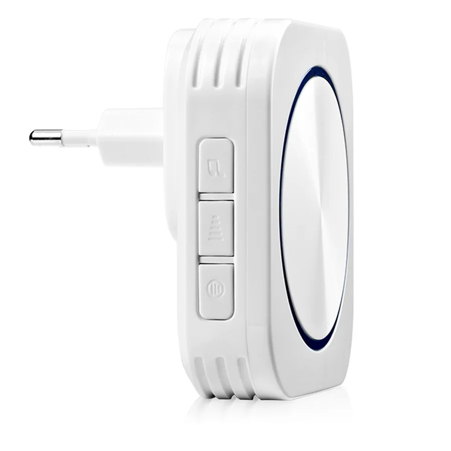 SMATRUL автономный беспроводной дверной звонок chime call night light no батарея разъем ЕС waterproof 150 M