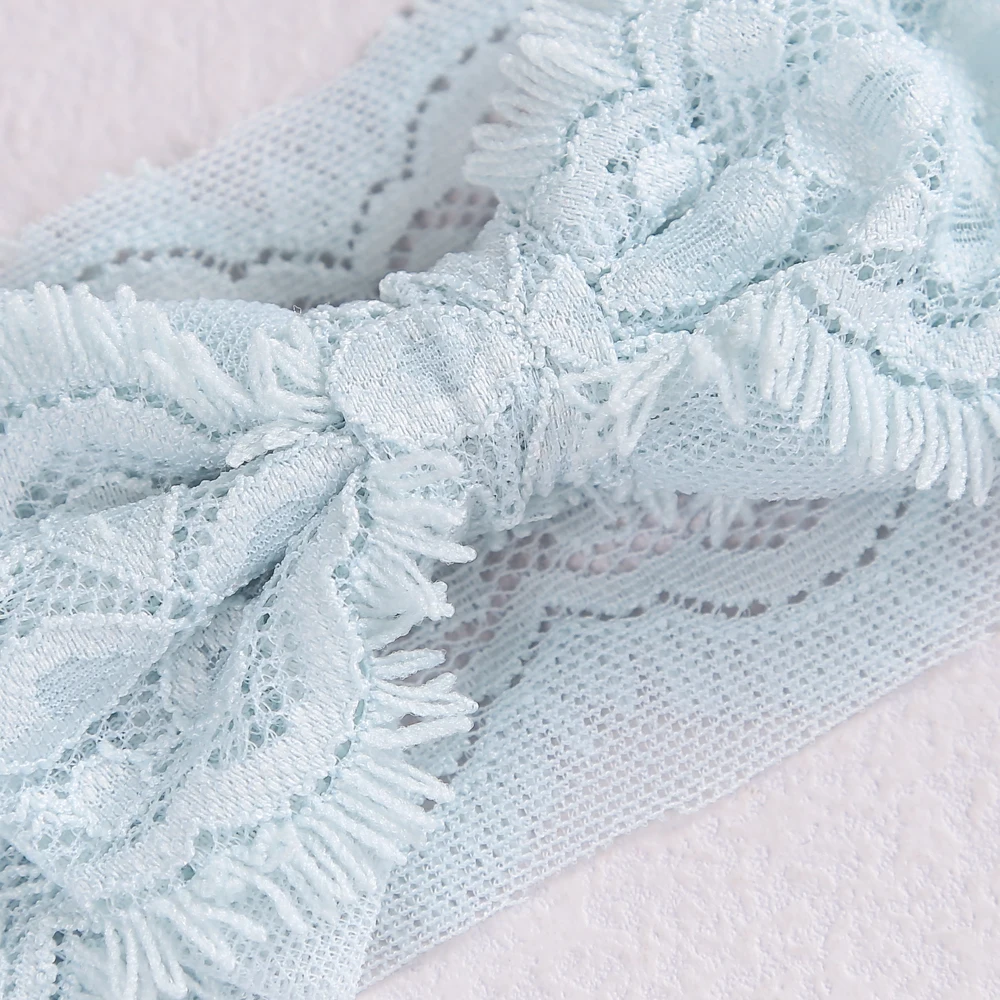 Diadema con lazo para beb&eacute;, 1 Uds., Cintas de Pelo para chicas, Diadema con lazo el&aacute;stico suave para fiesta, turbante para beb&eacute; reci&eacute;n nacido, accesorios para el cabello-3