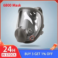 gas mask 6800 pc screen anti fog for formaldehyde industrial painting spray protection chemical laboratory full face respirator
