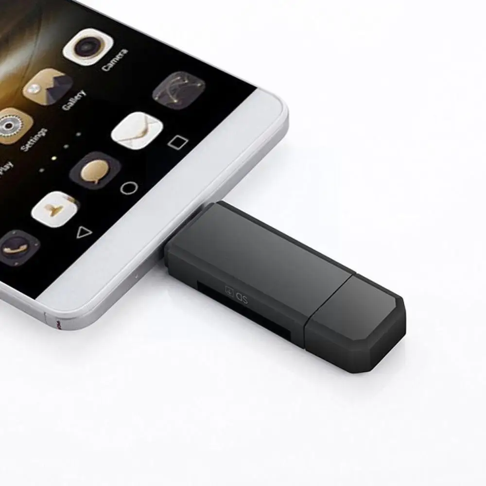 USB OTG кардридер 4 в 1 высокоскоростной 2 0 разъем для компьютера Android TF/SD расширения