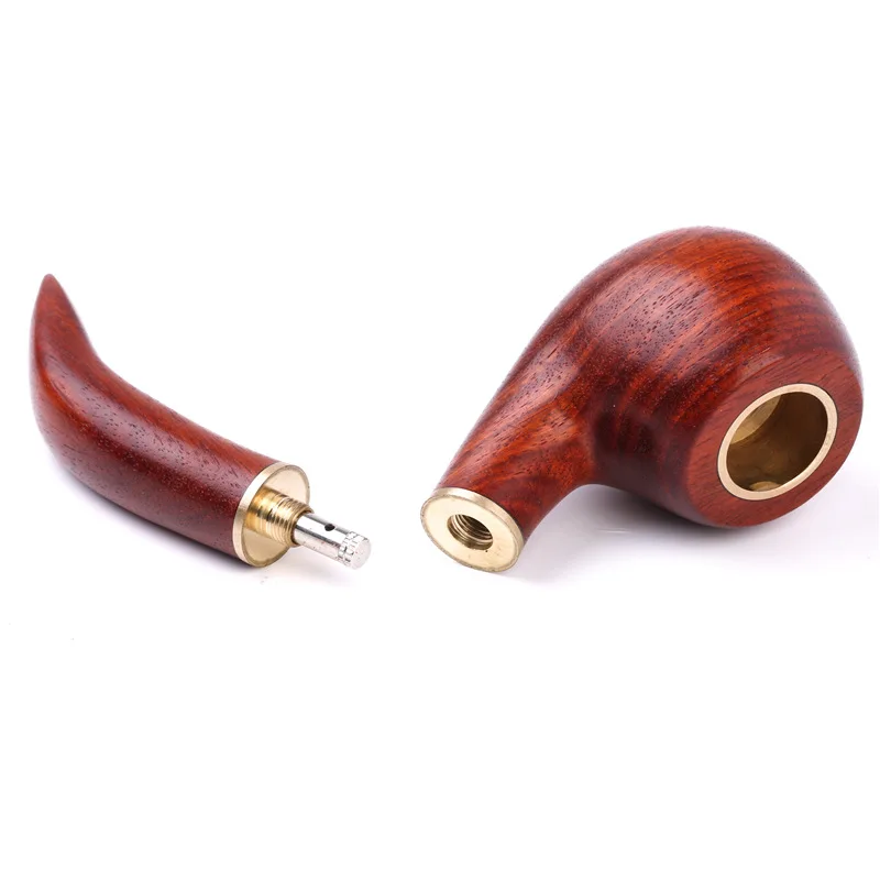 Трубка для загара крови из цельного дерева ручной работы классическая