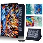 Чехол для планшета Amazon Kindle Paperwhite 1 2 3 4 Kindle 10 поколения 2019Kindle 8 поколения 2016 с рисунком акварелью