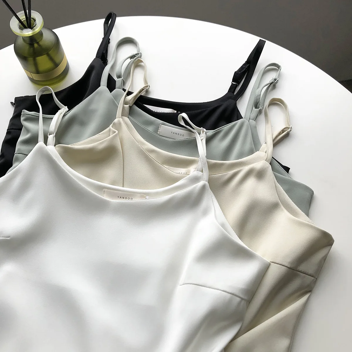 

2021 Women Satin Dress Sleeveless Boho High Waist Design Women Elegant White Dress Vestidos