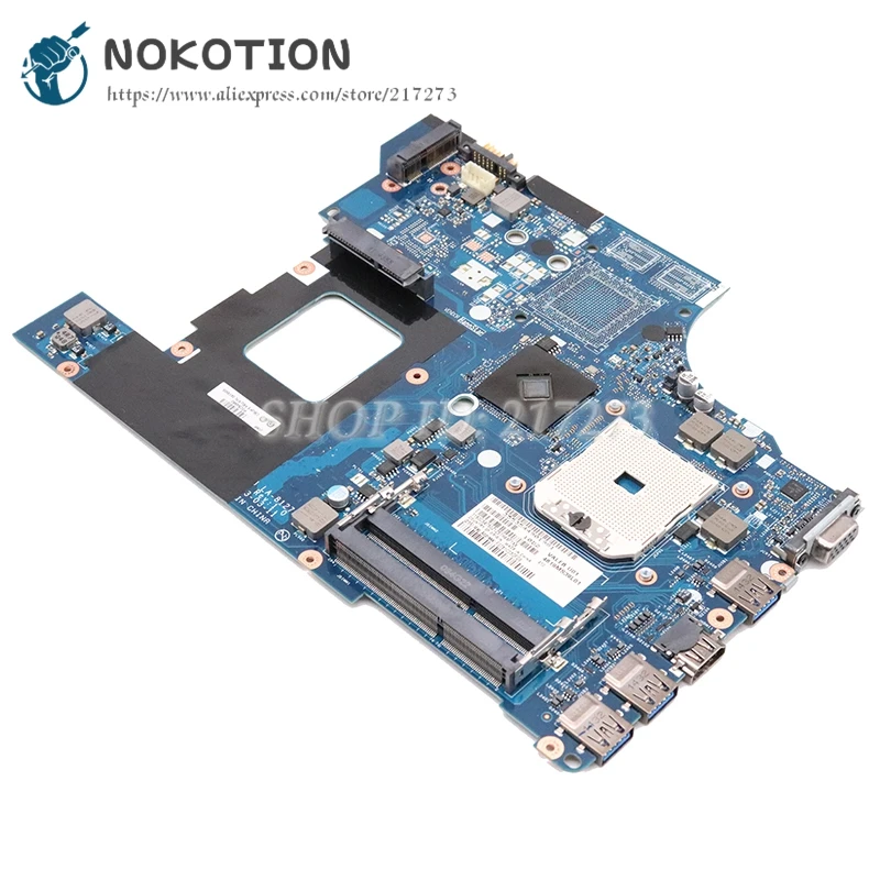 NOKOTION для lenovo Thinkpad E545 Материнская плата ноутбука 15," VALEB LA-8127P REV 1,0 04X4809 разъем FS1 основная плата DDR3