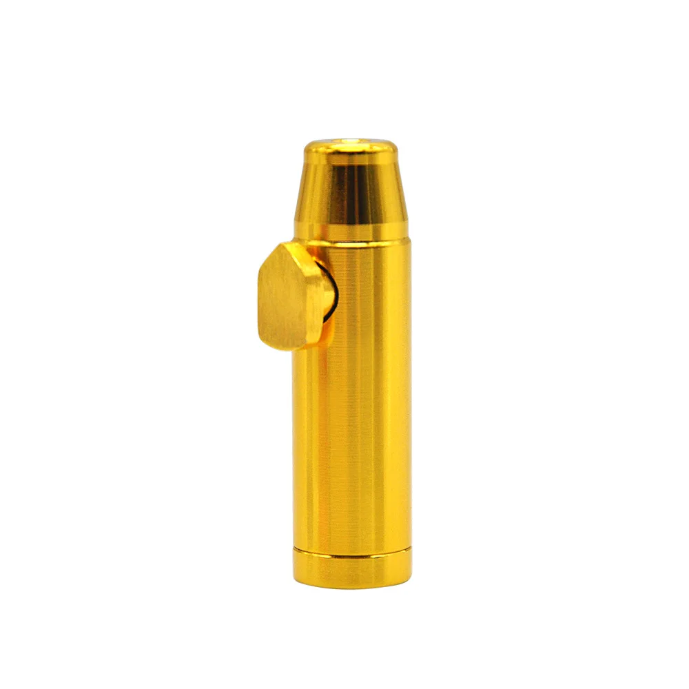 1pc 53mm Metal Smoke Sniffer Bullet Rocket Snorter Somking Snuff Dispenser | Дом и сад