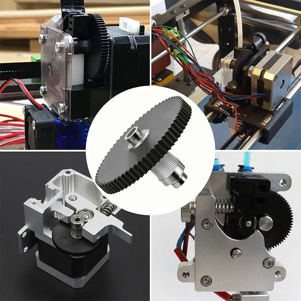 

For Artillery x1 Extruder Idler Arm and Gear with 66 Aero Teeth Feeder 1.75mm for titan Parts Extruder B5R7