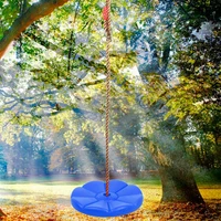 puseky children swing disc toy seat kids swing round rope swings outdoor playground hanging garden play entertainment activity