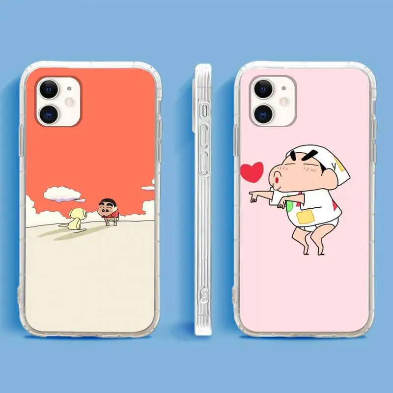 

Cartoon Crayons Shin cute Chan Phone Case For Iphone SE 2020 6 6s 7 8 plus X Xr XS 11 12 13 Mini Pro Max Fundas Cover