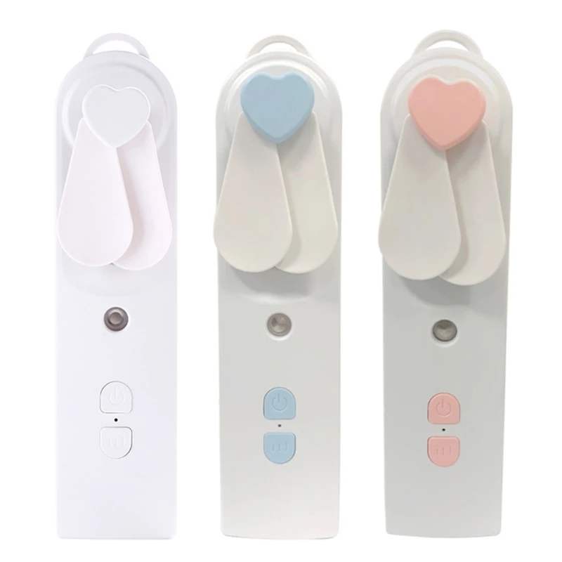 

Mini Handheld Air Cooler Portable Humidifier Fan USB Charging Small Personal Cooling Tools for Home Office Outdoor Travel 19QE