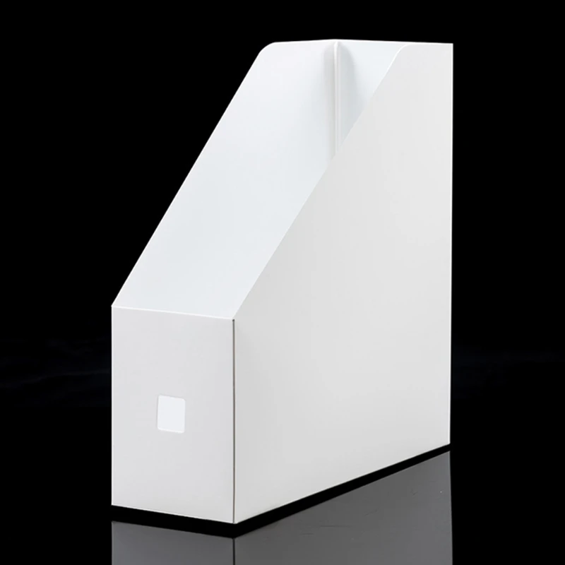 

Plastic Magazine File Holder Document Organizer Multi-Functional Storage Box Countertop Stationary Case for Home Office