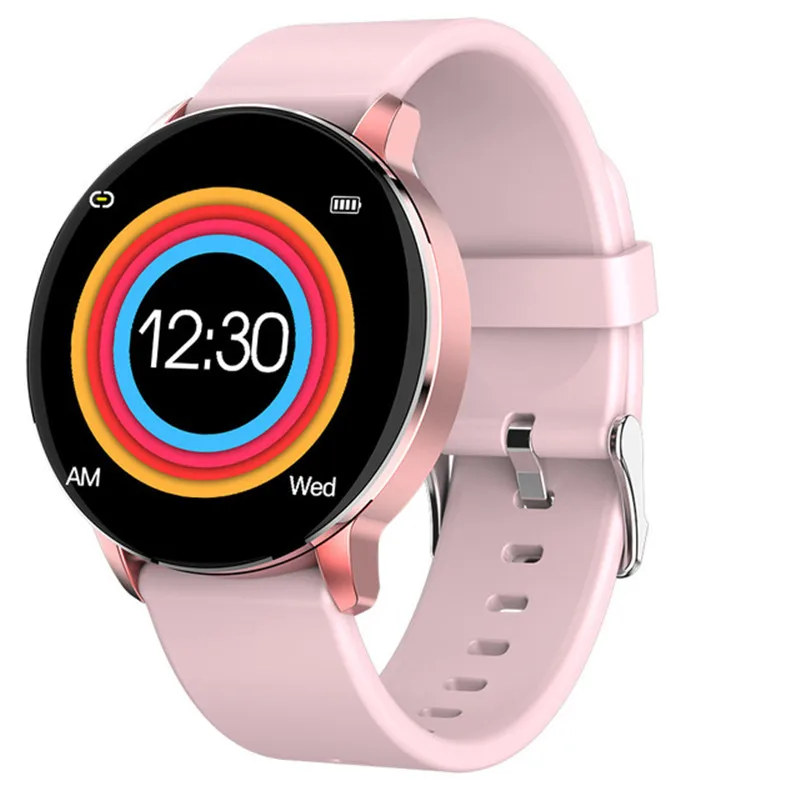 Розовый R5 Smart Bracelet Band Bluetooth Heart Rate Monitor Fitness Tracker Smartwatch Bluetooth Waterproof For Android IOS - Цвет: Розовый
