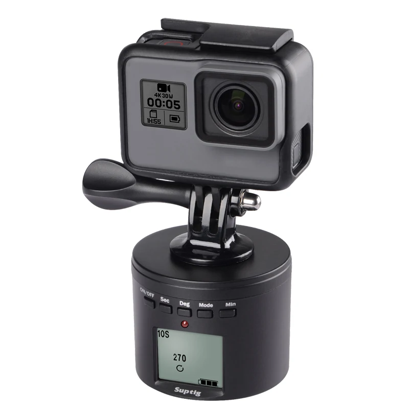 Штатив для GoPro Hero 8 Электрический вращающийся штатив с поворотом на 360 градусов 7 6 5
