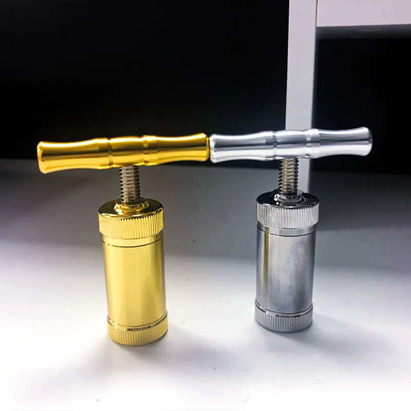 

HORNET Aluminum Pollen Presser Compressor Press Metal Herb Grinder Tobacco Spice Crusher Smoking Accessories