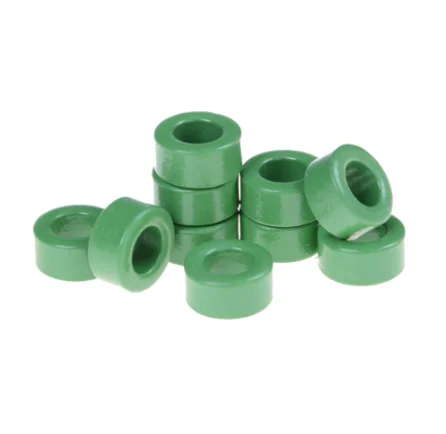 10 Pcs Inductor Coils Green Toroid Ferrite Cores 10mm x 6mm 5mm | Magnetic Materials