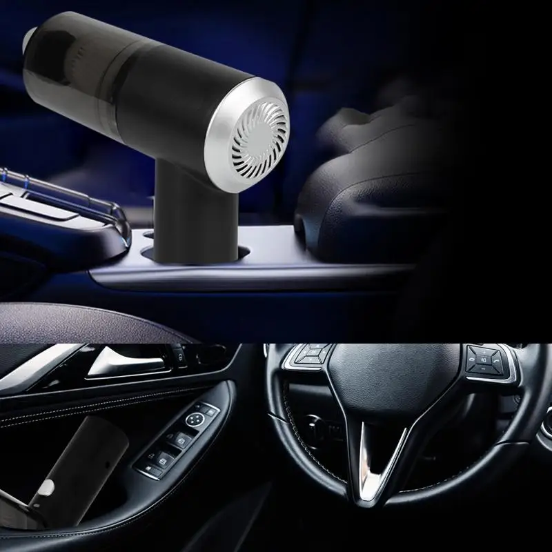 Портативный мини-пылесос USB перезаряжаемый со светодиодсветильник кой с