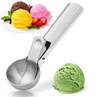 ice cream scoop smooth wear resistant stainless steel cookie spoon for home scoop melon fruit ice ball maker kitchen tools